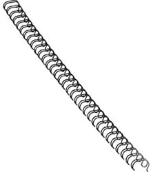 Bindringen metaal Fellowes 12 mm zwart doos van 100 stuks