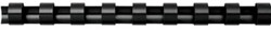 Bindruggen plastic Fellowes doos van 25 stuks 8 mm zwart