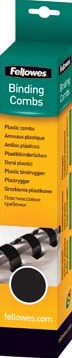 Inbindringen plastic Fellowes  pak van 25 stuks 16 mm zwart-2