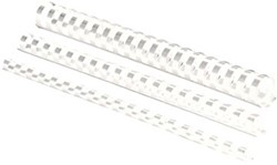 Bindruggen plastic Fellowes pak van 100 stuks 10 mm wit