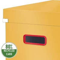 Opbergdoos met deksel Leitz Cosy Click & Store geel-3