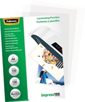 Lamineervellen A4 Fellowes Impress 200 micron pak van 100-3
