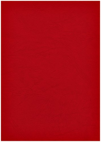 Voorblad Fellowes A4 lederlook rood 100stuks-2