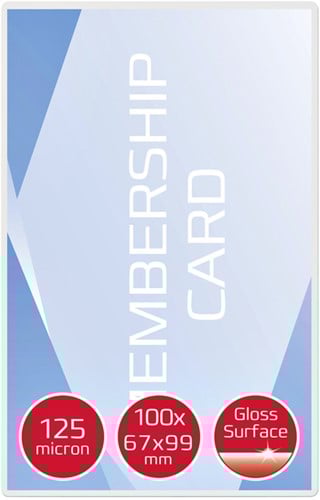 Lamineerhoezen voor badge 67 x 99 mm 2x 125 micron GBC-2