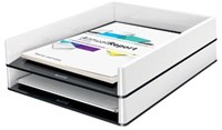 Brievenbakje Leitz WOW zwart A4 wit-2