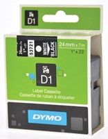 Dymo D1 tapes 24 mm x 7 m wit/zwart-2