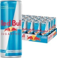 Red bull energiedrank sugarfree 25cl pak van 24 stuks