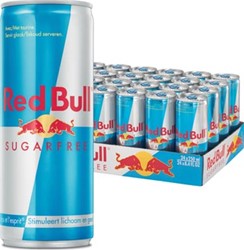 Red bull energiedrank sugarfree 25cl pak van 24 stuks