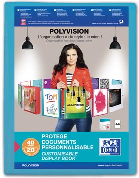 Elba showalbum Polyvision 20 tassen, blauw