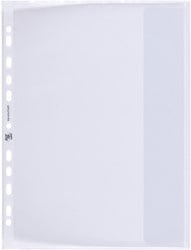 Showtas met klep glashelder 90 micron 11-rings pak van 10 stuks Elba