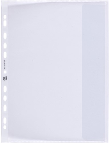 Showtas met klep glashelder 90 micron 11-rings pak van 10 stuks Elba