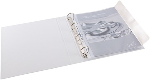 Showtas met klep glashelder 90 micron 11-rings pak van 10 stuks Elba-2