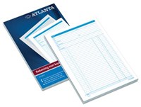 Jalema rekeningblokken 21 x 29,7 cm A4 1 vel carbon