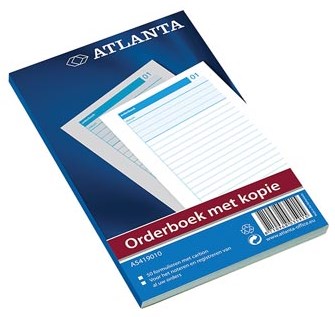 Jalema Orderboek 50 x 2 vel 21 x 14,8 cm 1 vel carbon