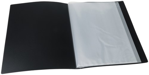 Showmap A4 10-tassen Opus 2 frontview antraciet-3