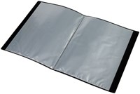 Showmap A4 10-tassen Opus 2 frontview antraciet-1