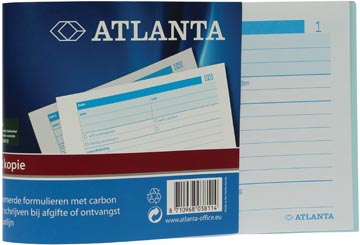 Jalema bonboekjes genummerd 1-100, 100 blad in tweevoud met carbon