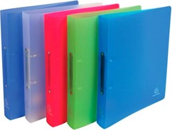 Exacompta ringmap Chromaline A4 maxi 2 ringen van 3 cm geassorteerde kleuren