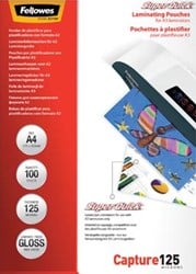 Lamineerhoezen A4 250 micron Capture125 Fellowes (100 stuks)