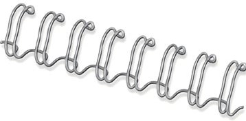 Bindringen metaal Fellowes stuks 6 mm zilver doos van 100 stuks