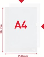 Esselte insteekmap gekorreld 105 micron 100 stuks-2