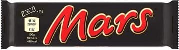 Mars repen single 51gr 32 stuks