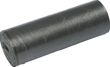 Deiss vuilniszak 50 x 60 cm 33 liter grijs HDPE rol van 50 stuks-2