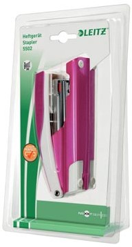 Leitz nietmachine WOW NeXXt 5502 roze 30 vel voor nietjes 24/6-2