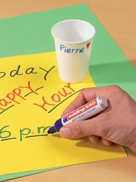 Edding stift 550 permanent marker blauw-2