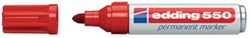 Edding stift 550 permanent marker rood