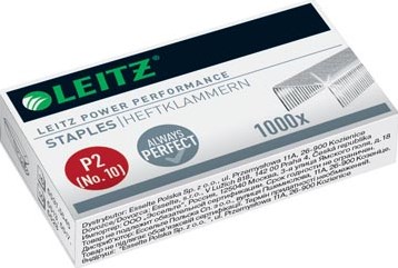 Leitz Power Performance P2 nietjes nr. 10, staal, doos van 1000 stuks