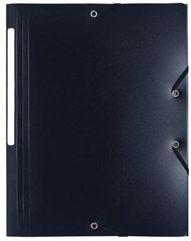 Exacompta elastomap  met etiket Zwart