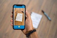 Correctbook A6 gelijnd uitwisbaar / herbruikbaar notitieboekje blauw-1