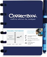 Correctbook A6 gelijnd uitwisbaar / herbruikbaar notitieboekje blauw-3