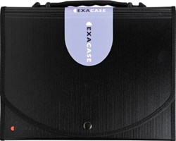 Sorteermap koffer Exacompta Exacase zwart 13 vakken