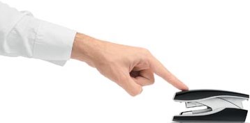 Leitz New NeXXt Softpress Flat Clinch nietmachine zwart