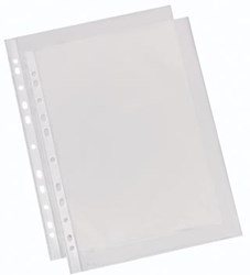 Showtassen A4 glashelder 60 micron 11-rings 100 stuks Esselte