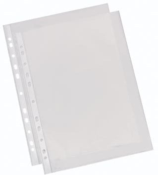 Showtassen A4 glashelder 60 micron 11-rings 100 stuks Esselte