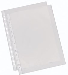 Showtas A4 50 micron economy gekorreld 11-rings 100 stuks Esselte