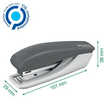 Nietmachine Leitz Nexxt Recycle mini 10 vel rood-3