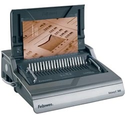 Inbindmachine Elektrisch voor plastic bindringen Fellowes Galaxy E-500 28 vel