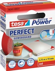 Textieltape 19 mm x 2,75 m rood