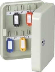 MAUL sleutelkast t.b.v. 20 sleutels 20.2x16.4x6.4cm grijs