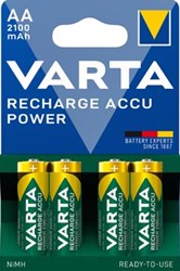 Oplaadbaar Batterij Varta 4xAA 2100mAh ready2use
