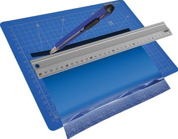 Desq Professionele snijmat, 5-laags, blauw, ft 22 x 30 cm-2