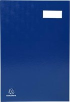 Exacompta handtekenmap voor 24 x 35 cm uit karton overdekt met pvc 20 indelingen blauw-2
