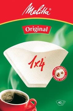 Koffiefilters Melita 1x4 pak van 40 filters