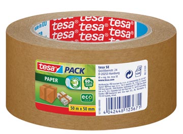 Tesa verpakkingstape (papier) 50mm bruin
