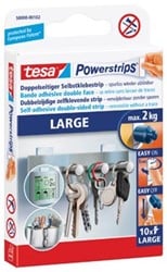 Tesa kleefstrip Powerstrips draagkracht 2 kg blister van 10 stuks