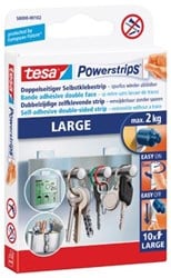 Tesa kleefstrip Powerstrips draagkracht 2 kg blister van 10 stuks